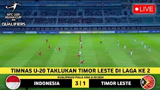 🔴 MENANG MUDAH  TIMNAS INDONESIA VS TIMOR LESTE  LAGA KE 2  AFC U20 2025  BERITA TIMNAS [upl. by Asenaj]