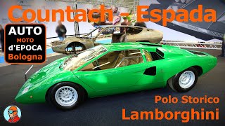 Lamborghini Countach  Espada  Bologna Italy 2023  Classic Cars  DieCast amp Cars [upl. by Worl567]