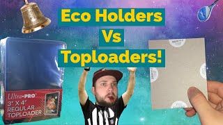 Eco Holders Vs Toploaders  Is There A New Eco Friendly Replacement  Trading Cards [upl. by Nynnahs]