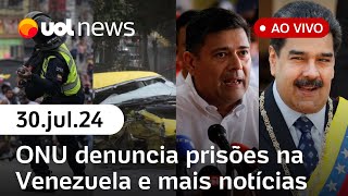 Lula fala sobre Venezuela nota do PT reação da ONU e   UOL News ao vivo [upl. by Gnap539]