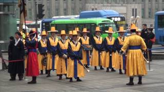 Changing of the Royal GuardDeoksugung PalaceSeoul South Korea With Historical Facts [upl. by Kcajyllib]