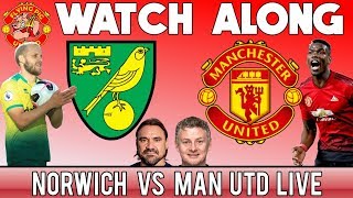 Norwich City VS Man United FA CUP 12  WATCH ALONG  Goals Reaction [upl. by Agan147]