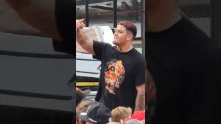 Umagas son Zilla Fatu spotted in the crowd at WWE SummerSlam 2024 Bloodline bound WWE [upl. by Kirre583]