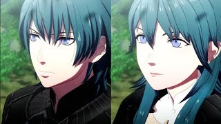 Male vs Female Byleth Comparison  FE Three Houses Preview [upl. by Corella]