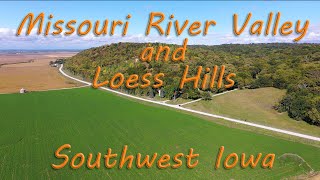 Missouri River Valley amp Loess Hills Southwest Iowa 4k [upl. by Rephotsirhc]