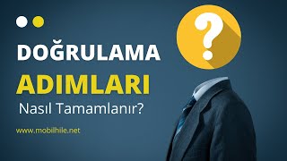 DOĞRULAMA ADIMLARI NASIL TAMAMLANIR MOBILHILENET [upl. by Eixel]