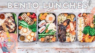 BENTO BOX Lunches for back 2 school 🍱 BuzyBeez  HONEYSUCKLE [upl. by Pelage233]