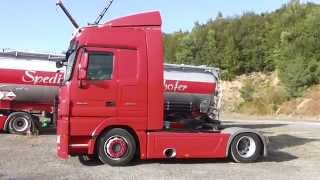 Red MercedesBenz Actros 1846 Truck in HD [upl. by Swainson]