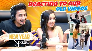 Reacting To Our Old Videos Ft Jannat Zubair  New Year Special  MrFaisu [upl. by Trevlac]