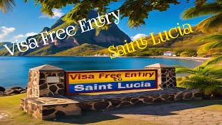 Saint Lucia is Surging Tourism Industry Visa Free Entry 131saintluciaviasafreeTravelingmom278 [upl. by Akinam753]