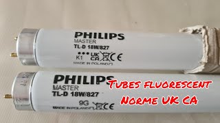 Tube fluorescents norme UK CA [upl. by Dott]