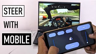 Smartphone as steering wheel  Assetto Corsa setup  DIY tutorial [upl. by Parker701]