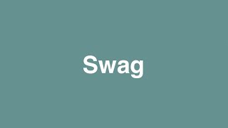 What Swag Really Means in english MDictionary [upl. by Edwin]