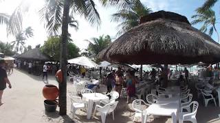 Playa dos Carneiros Bora Bora Restaurante 360 Grados Video Pernambuco Brasil 4K [upl. by Oicnedurp]