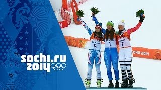 Ladies Giant Slalom  Maze Wins Gold  Sochi 2014 Winter Olympics [upl. by Revart]