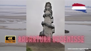 Kleiner Rundgang um und auf den Radarturm in Ossenisse Zeeland Niederlande [upl. by Nednarb]