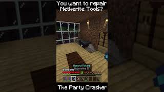 Easy Method to Repair your Netherite Tools Shorts Minecraft Minecraftbedrock [upl. by Alaric31]