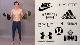 HUGE TRY ON WORKOUT HAUL  Mens Gym Pants and Shorts  Nike Adidas Under Armour  MORE [upl. by Elaynad]