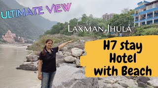 H7 Stay  Beautiful Hotel in Rishikesh with Beach  स्विमिंग पूल मैं गंगा स्नान 🤔  Yoga and Spa [upl. by Panther954]