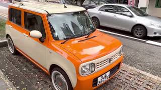 Suzuki Lapin Mr Bean Car Singapore Orange and Small [upl. by Jarvey]