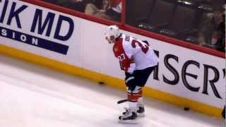 Alex Kovalev during pregame warmup at the Panthers  Senators hockey game [upl. by Erme]