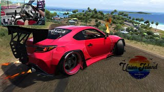 Toyota GR86 RB Pandem drift on UNION ISLAND downhill ‣ Assetto Corsa [upl. by Cull650]