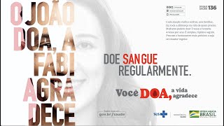 Campanha Nacional de Doação de Sangue  2022 [upl. by Perot]