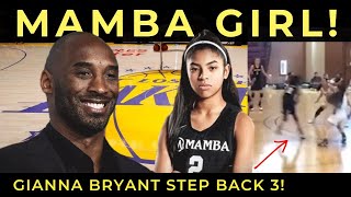 KOBES Daughter GIGI BRYANT Nakakapag STEP BACK 3 NA  Galawang Kobe sa edad na 13 [upl. by Odradlig]