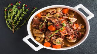 Recette  Boeuf Bourguignon rapide au Cookeo [upl. by Ylreveb900]