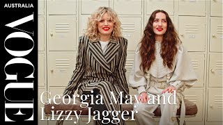 How well do Georgia May and Lizzy Jagger know Australia  Celebrity Interview  Vogue Australia [upl. by Sibie]