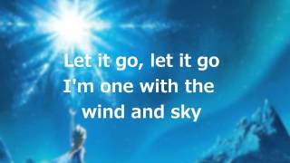 Lyrics quotLet it Goquot Full Song by Idina Menzel [upl. by Annay]