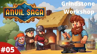 Grindstone Workshop Built amp New Rulers At The Castle  05  Anvil Saga  Gameplay [upl. by Strephon]