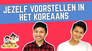 Koreaans Leren  Hoe je jezelf kan voorstellen in het Koreaans  Kimchi TV [upl. by Sawyor]