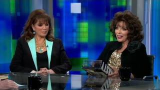 CNN Official Interview Joan Collins on Linda Evans Dynasty [upl. by Eelyac532]