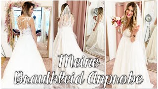 BRAUTKLEID ANPROBE 👰🏼‍♀️ Finde ich mein Traumkleid 2022 wird GROSS GEHEIRATET 💍 [upl. by Ecnarretal]