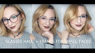 EYEBUYDIRECT GLASSES HAUL  glasses for small faces [upl. by Adnolrehs]