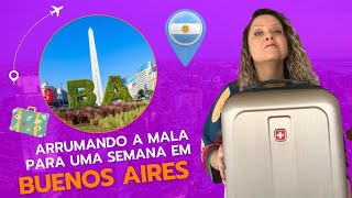 Arrumando a mala para 7 dias em Buenos Aires só com Bagagem de Mão em pleno inverno [upl. by Currey132]