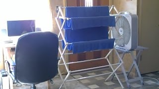 Homemade EvapSwamp Air Cooler  DIY AC air cooler  Low tech Very Effective [upl. by Sirrap938]