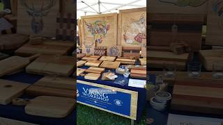 our stand at Driffield Show on Wednesday wood woodworking endgrain cnc cncmachine art [upl. by Azile]