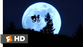 Across the Moon  ET The ExtraTerrestrial 710 Movie CLIP 1982 HD [upl. by Bullis]