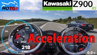 Kawasaki Z900RS  ACCELERATION  GPS measured [upl. by Nowujalo199]