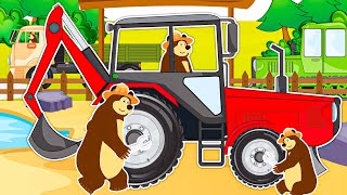 The Bear Farm Repair of broken tractors Restoration of Plows  Farm Vehicles [upl. by Khalsa]