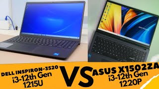 Asus vivobook 15 i312th Gen VS Dell Inspiron 15 3520 i312th Gen laptop  whos best [upl. by Nauq]