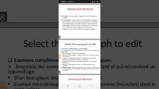 1er cours 3eme médecine sémiologie médicale [upl. by Eidod]