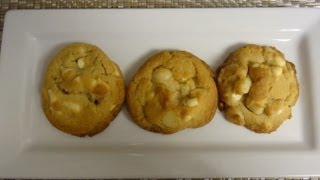 White Chocolate Macadamia Nut Cookies [upl. by Arbmik]