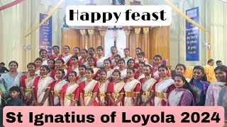 Happy feast ST IGNATIUS OF LOYOLA  Cathedral church ranchi vlog ranchi festival viralvides [upl. by Noet]