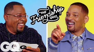 Will Smith amp Martin Lawrence Take a Friendship Quiz  GQ [upl. by Hube]