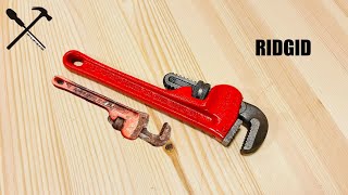 USA Made Pipe Wrench Perfect Restoration [upl. by Amil]