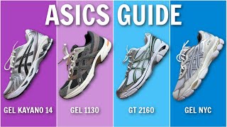 THE ULTIMATE ASICS GUIDE  Asics Gel Kayano 14 Gel 1130 GT 2160 GEL NYC  SIZING  more [upl. by Lasley]