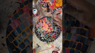 Discoball Acrylic Painting for Beginners  Mirrorball Painting Tutorial arttutorial art painting [upl. by Ynahpit]